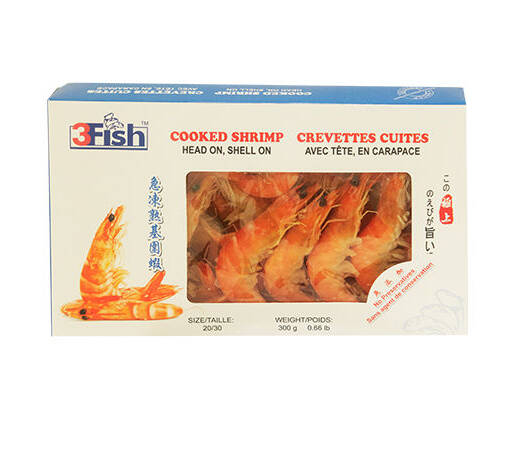 Cooked Shrimp Head On